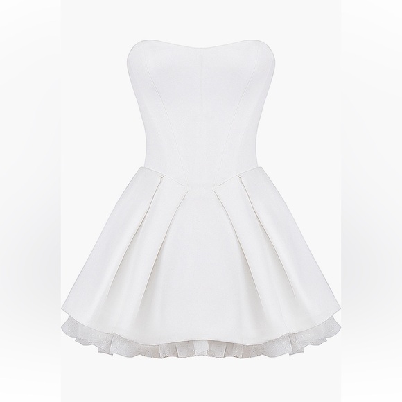 House of CB Noele Bow Strapless Dress - Picture 4 of 12